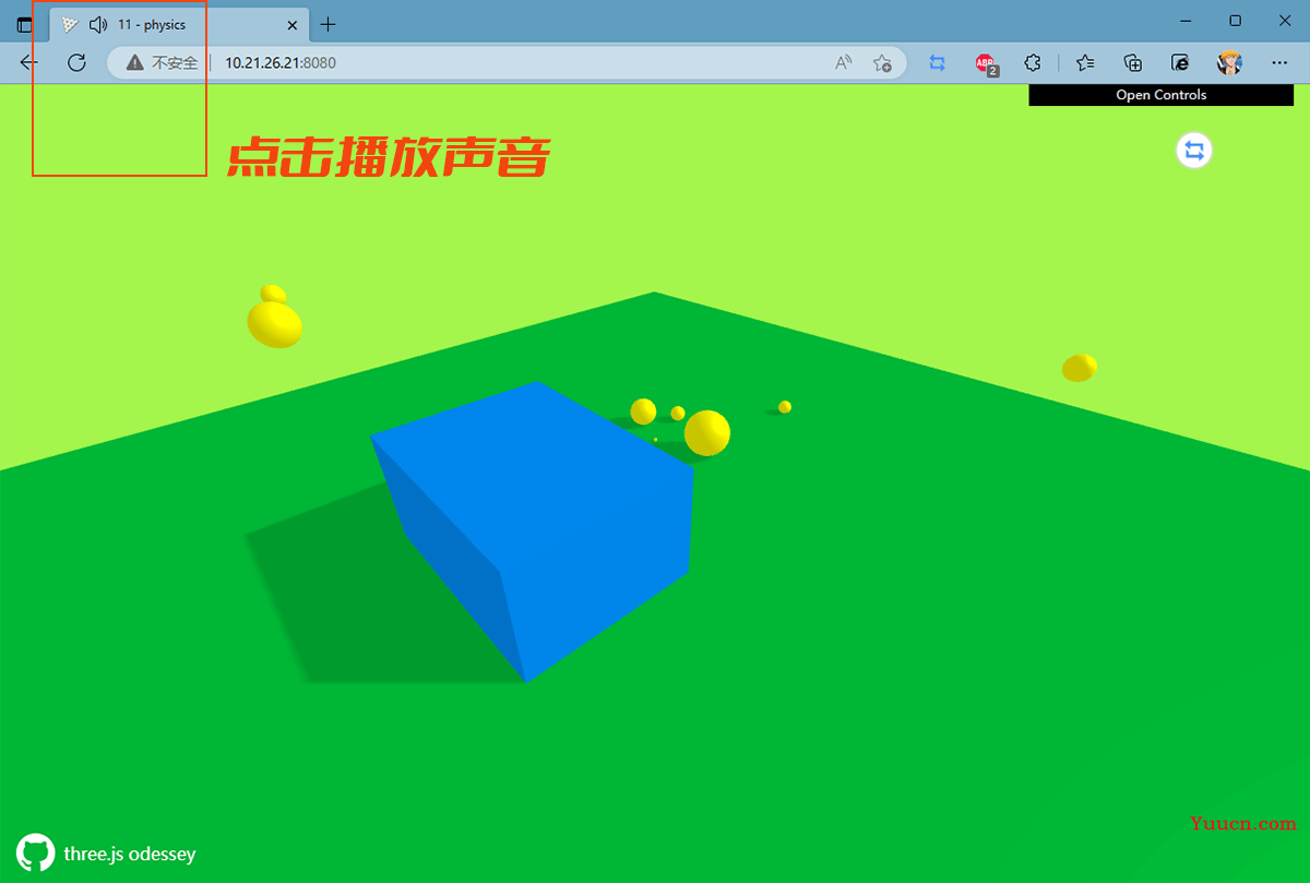 Three.js 进阶之旅：物理效果-碰撞和声音 💥