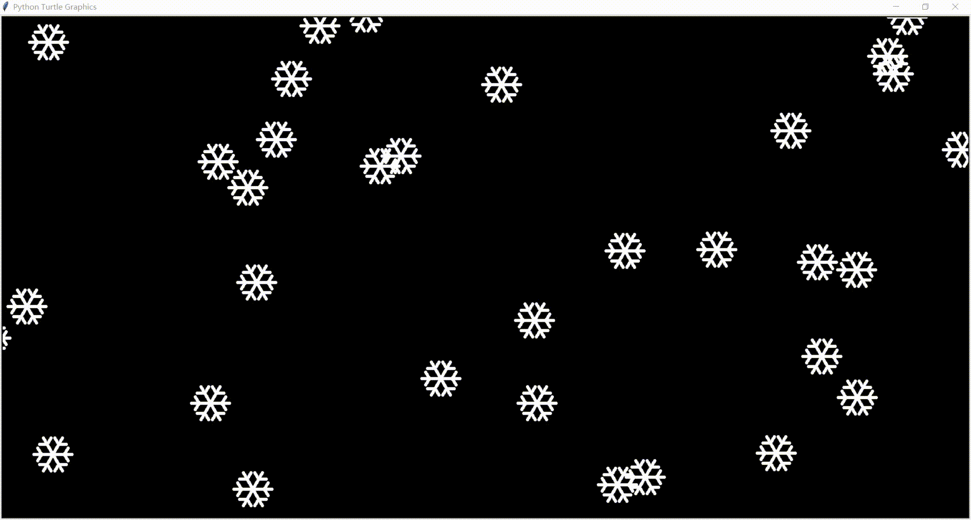 Python雪花代码