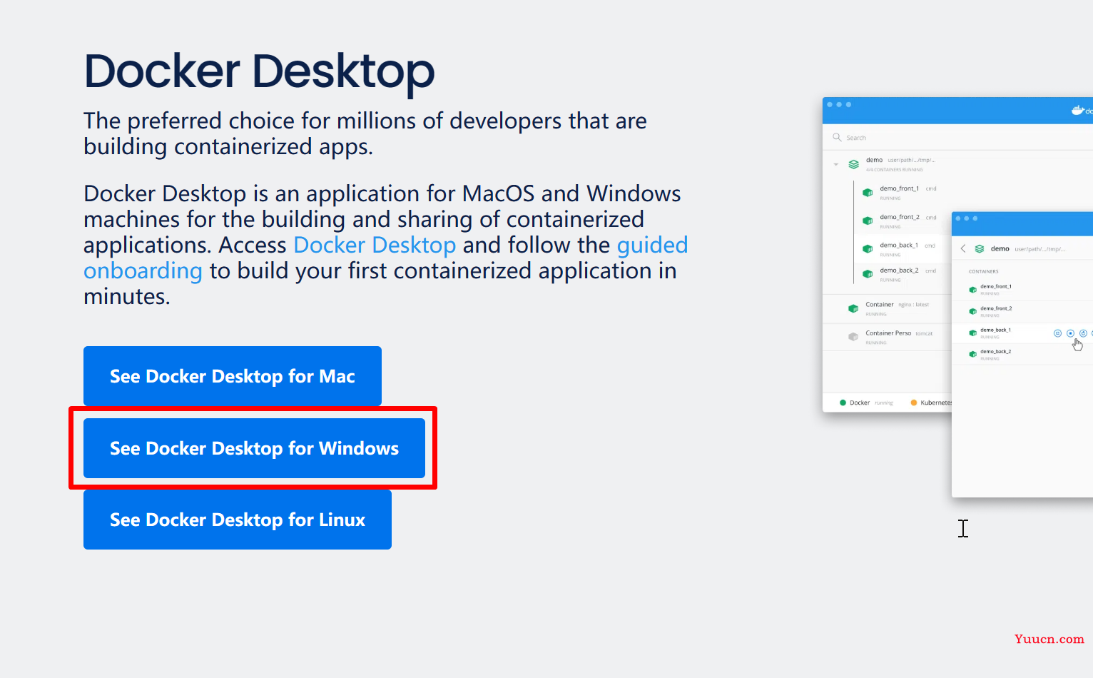 Docker在Windows环境的搭建和使用