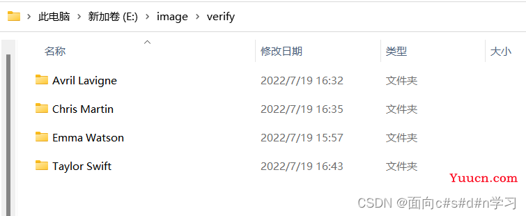 OpenCV人脸识别，训练模型为cv2.face.LBPHFaceRecognizer_create()