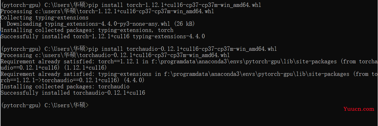 关于CPU和GPU版本共存下的安装Pytorch（跑YOLO模型）