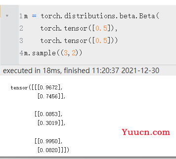 pytorch 笔记：torch.distributions 概率分布相关（更新中）