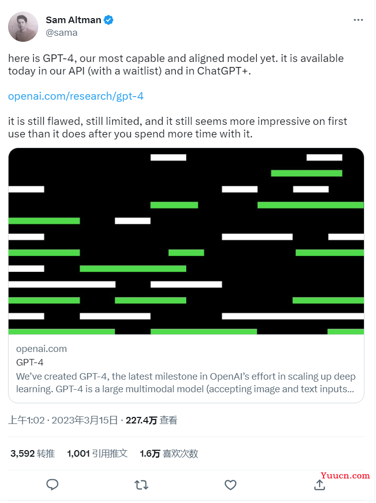 GPT4来了，多模态模型上线