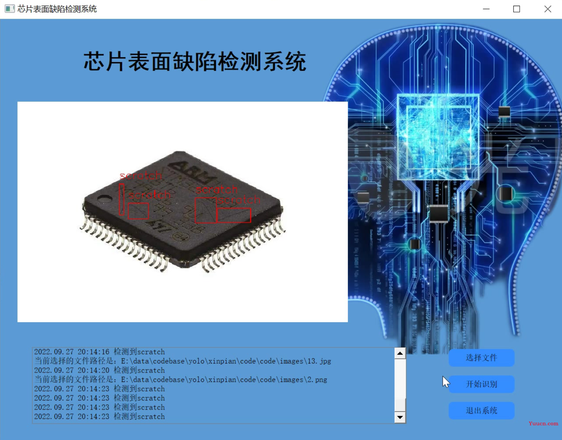 基于YOLOv7的芯片表面缺陷检测系统（源码＆教程）