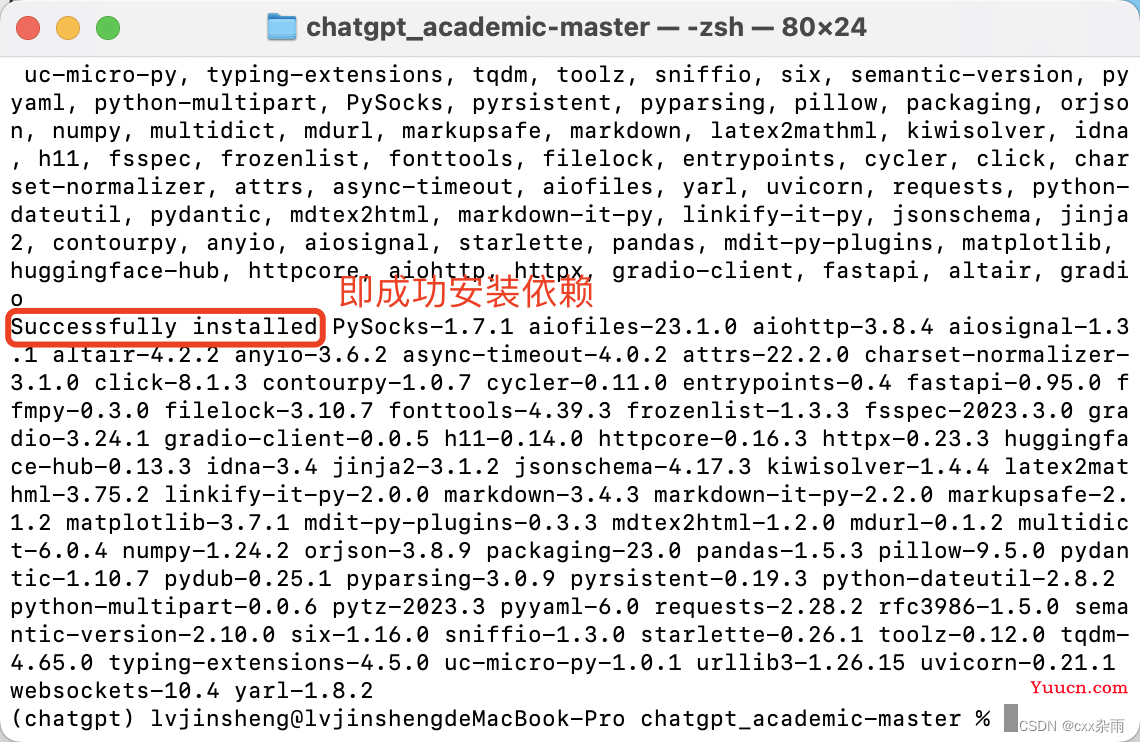 chatGPT 中科院学术优化 超详细安装教程