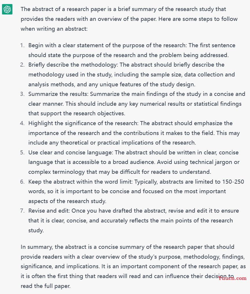 ChatGPT在科研论文的应用：提问命令汇总