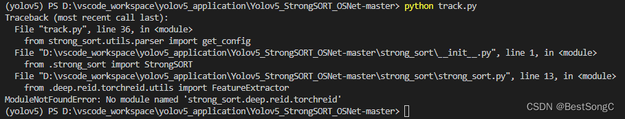 YOLOv5 + StrongSORT with OSNet