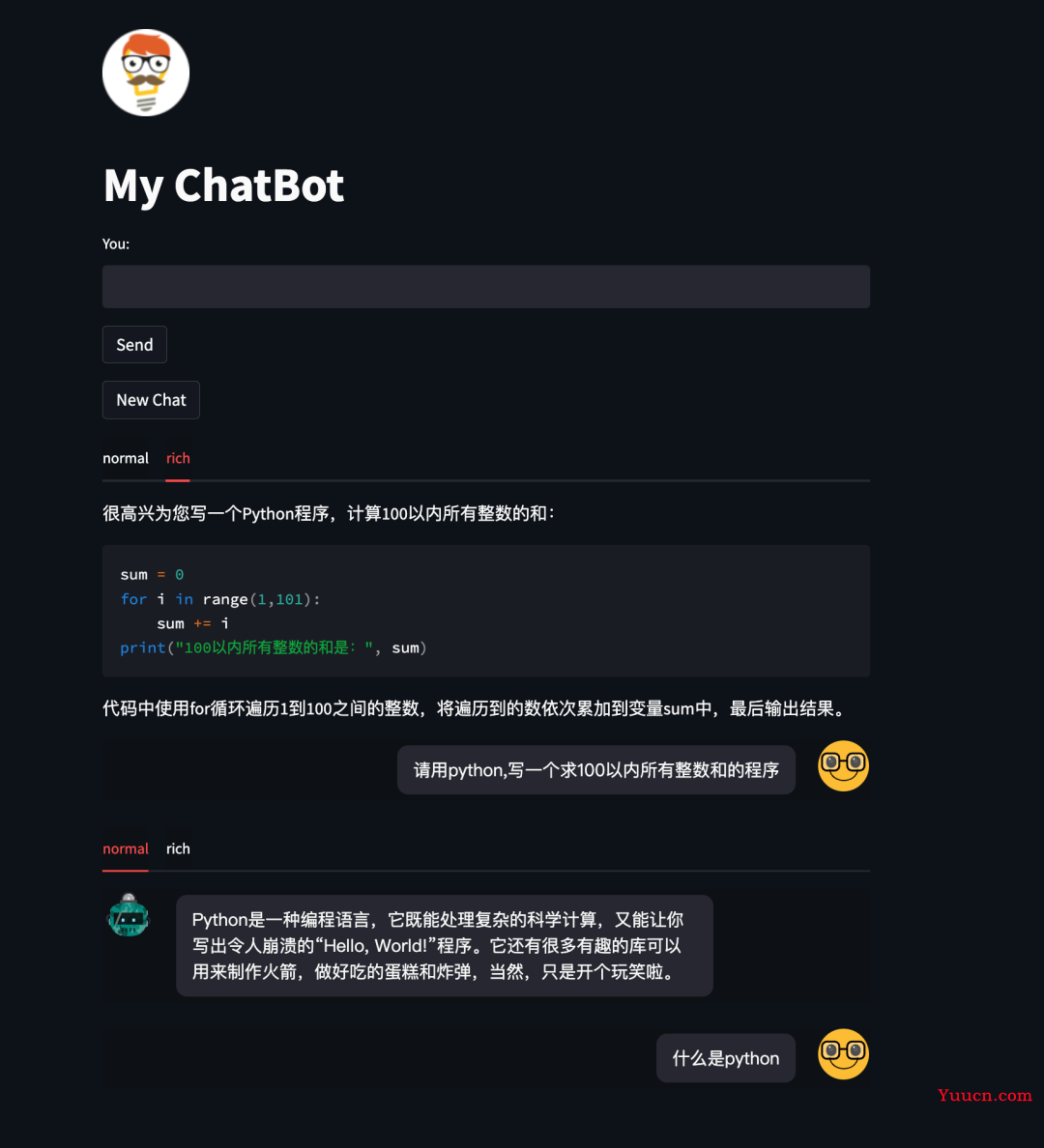 从零开始，三分钟内用Python快速自建一个私有化 ChatGpt 聊天机器人网站