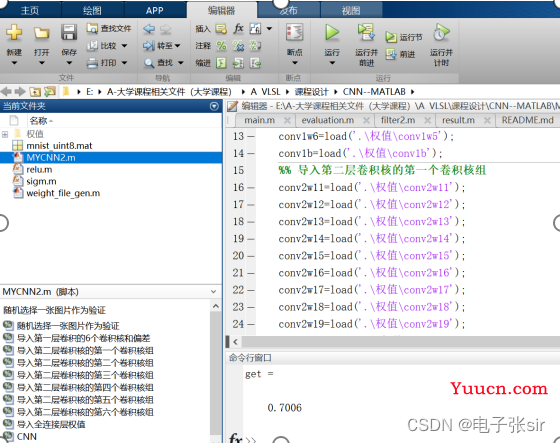 CNN卷积神经网络/手写数字识别[VHDL][MATLAB]带源码