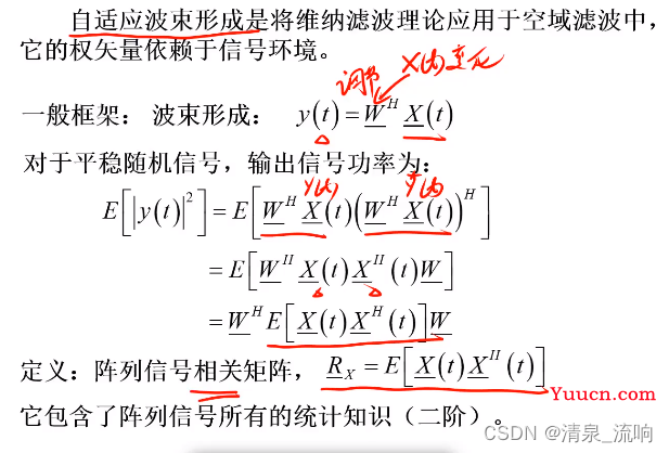 现代信号处理——阵列信号处理（空域滤波原理及其算法）