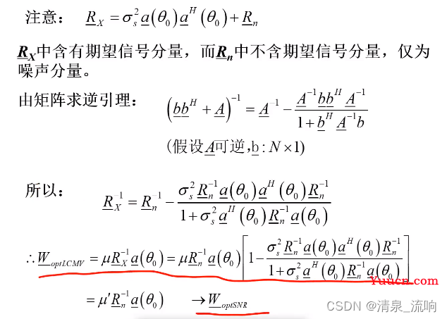 现代信号处理——阵列信号处理（空域滤波原理及其算法）