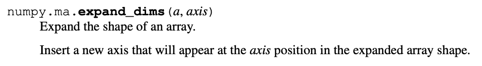 np.expand_dims 小白详解