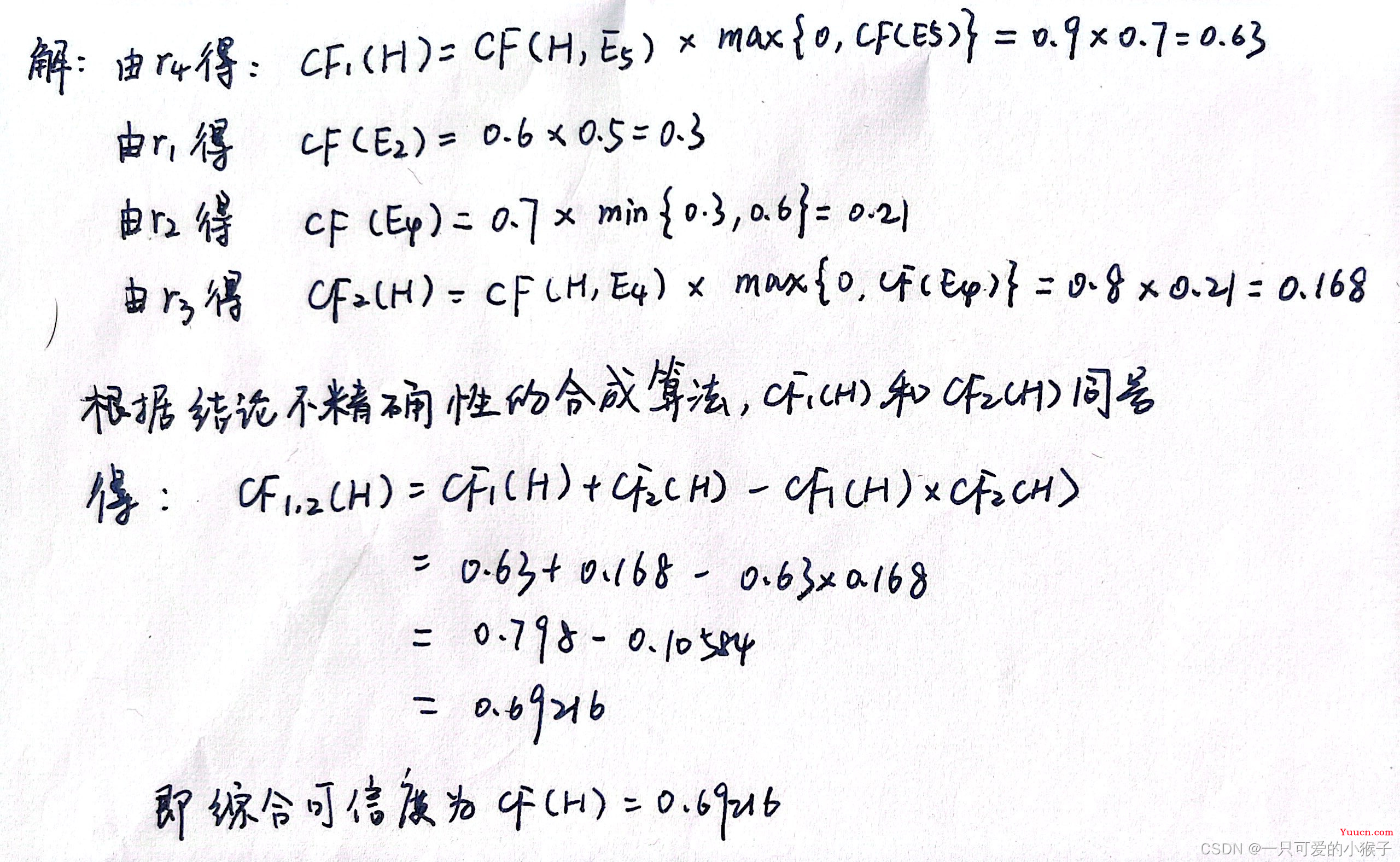 人工智能练习题 + 知识点汇总（期末复习版）