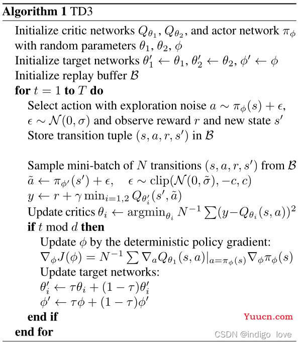 深度强化学习-TD3算法原理与代码