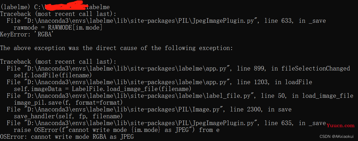 OSError: cannot write mode RGBA as JPEG解决办法
