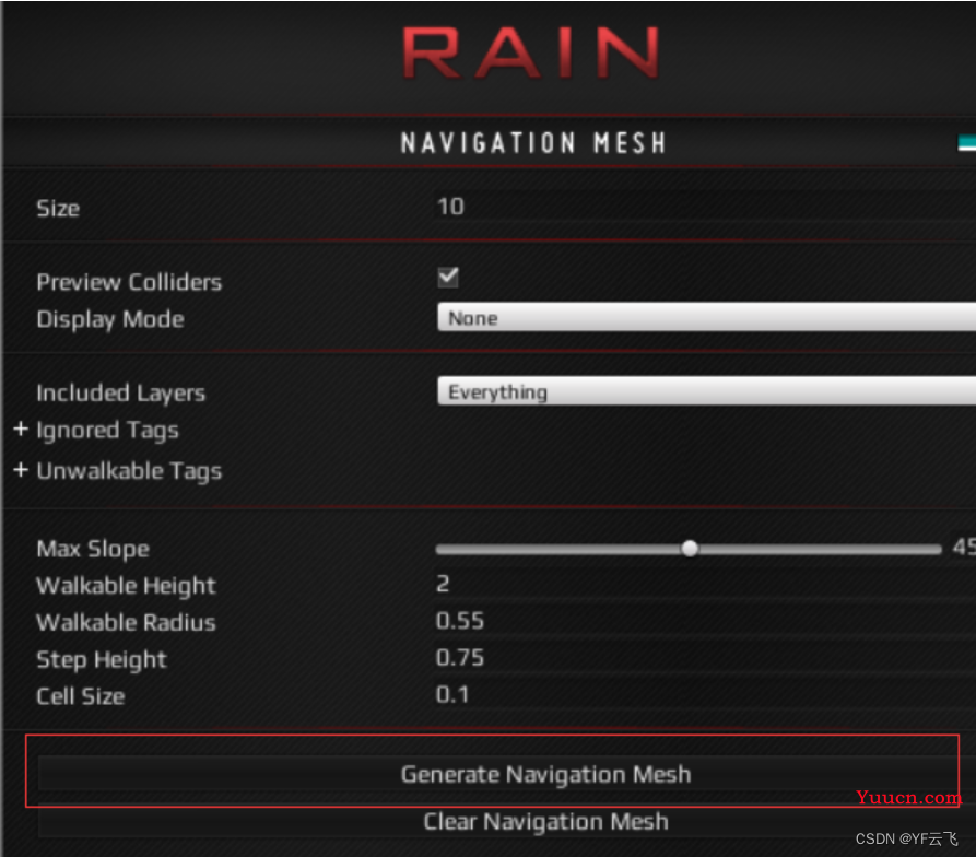 Unity Rain Ai 插件的使用入门