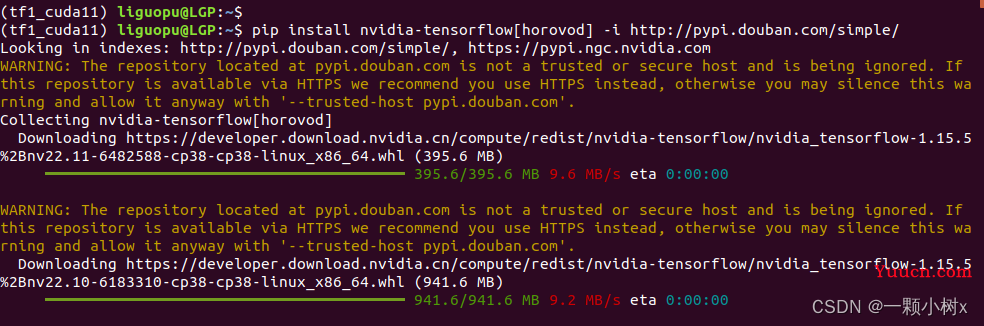 Tensorflow1 搭建Cuda11