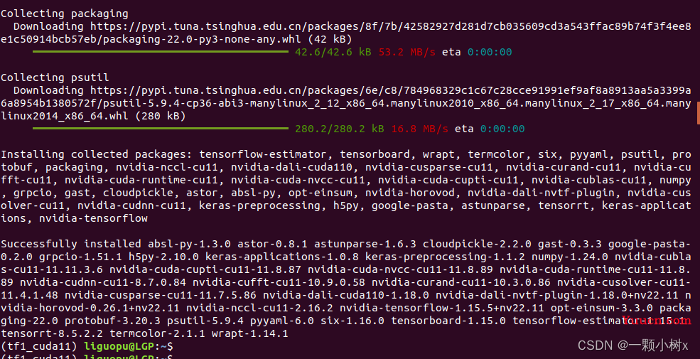 Tensorflow1 搭建Cuda11