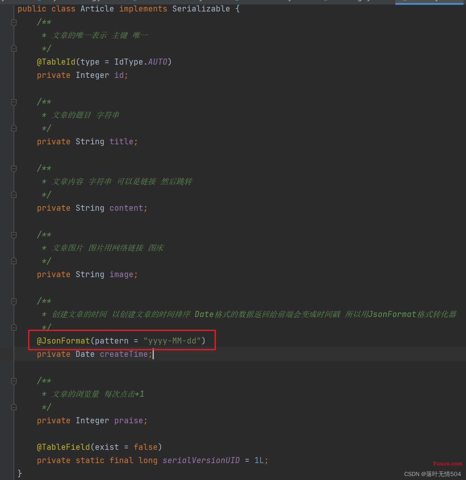 Java后端Date类型返回给前端变为时间戳解决方法