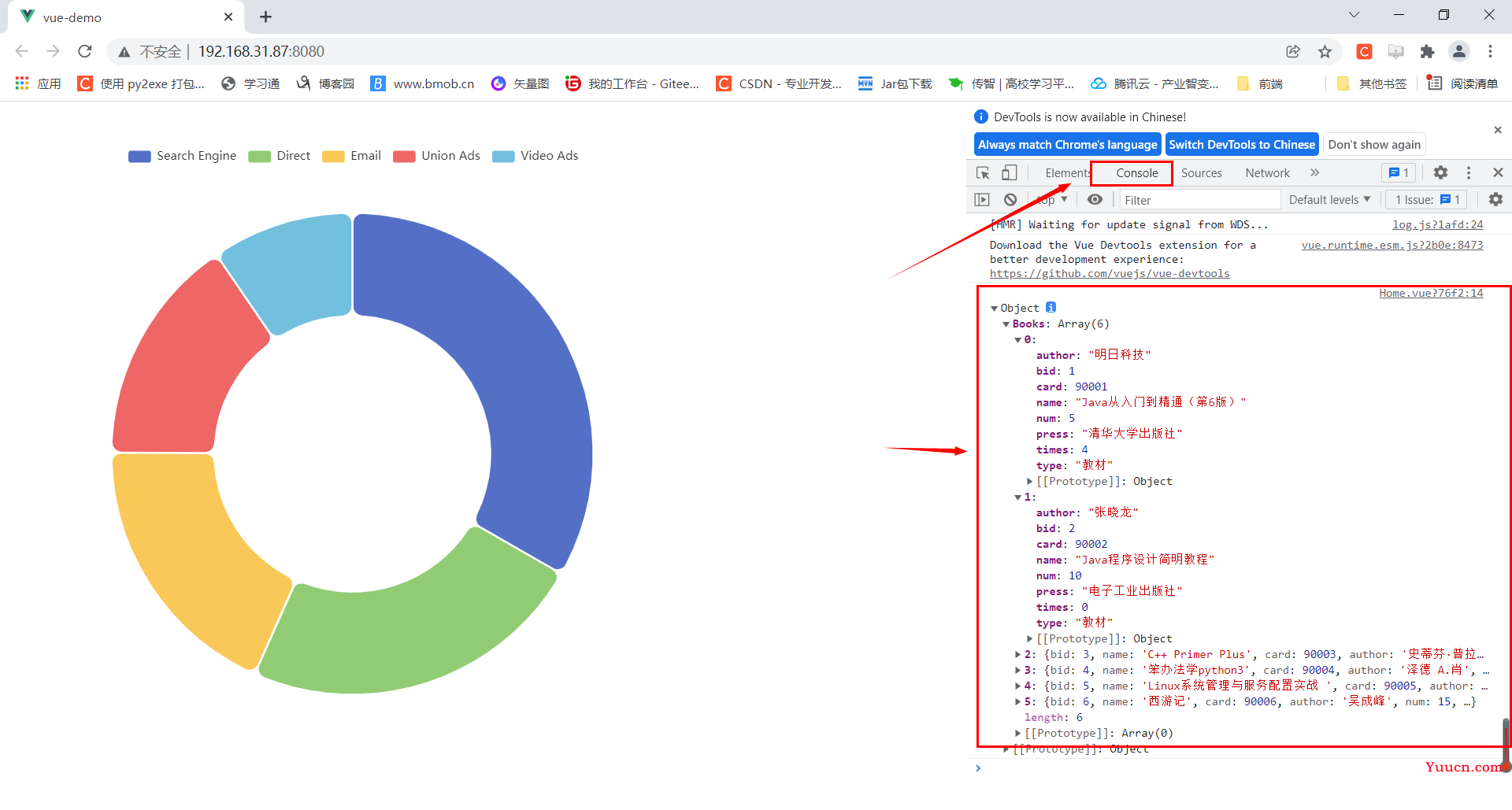 如何快速使用SpringBoot+Vue前后端分离实现echarts图形可视化（入门详细教程）