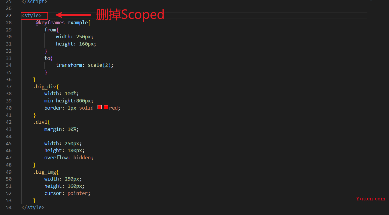 【Vue】踩坑日记：Scoped下动画无效，曾经以为百利而无一害的Scoped，也有自己的限制