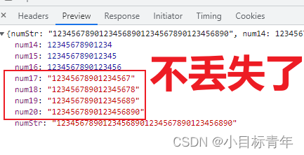 Springboot Long类型数据太长返回给前端，精度丢失问题 复现、解决