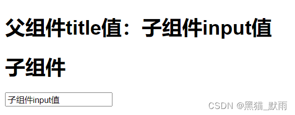 Vue组件通信——父子组件通信的四种方法