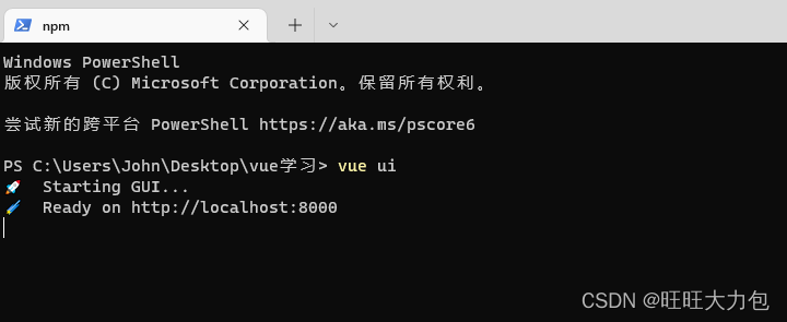 Vue-CLI的安装、使用及环境配置（超详细）