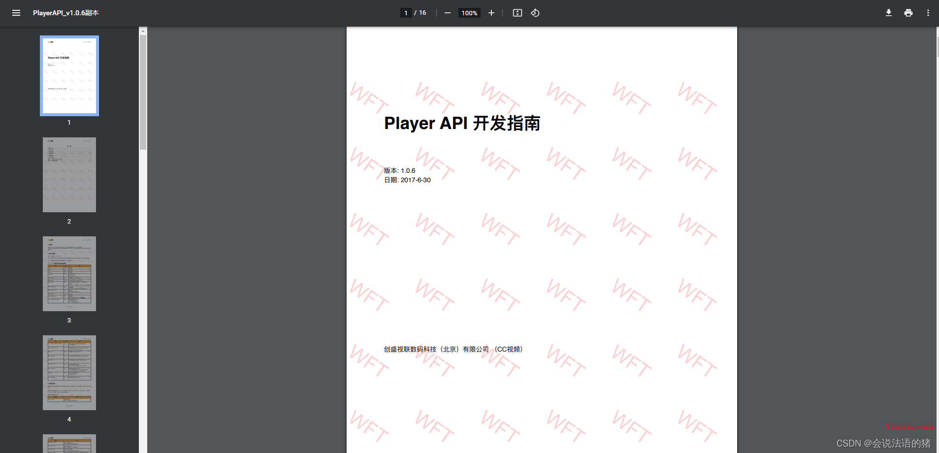 Vue使用pdf-lib为文件流添加水印并预览