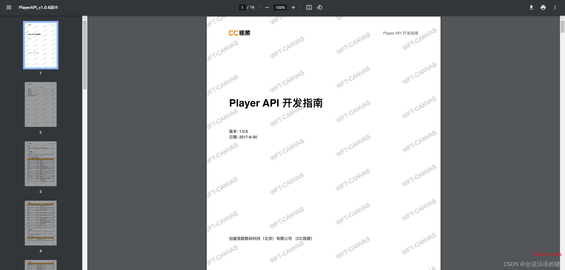 Vue使用pdf-lib为文件流添加水印并预览