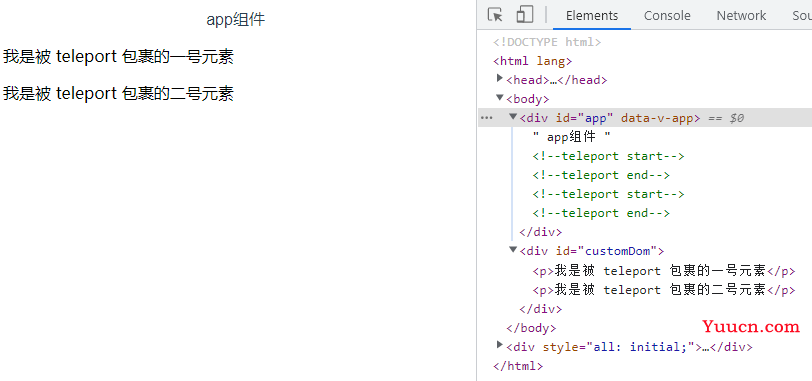 Vue3中 内置组件 Teleport 详解