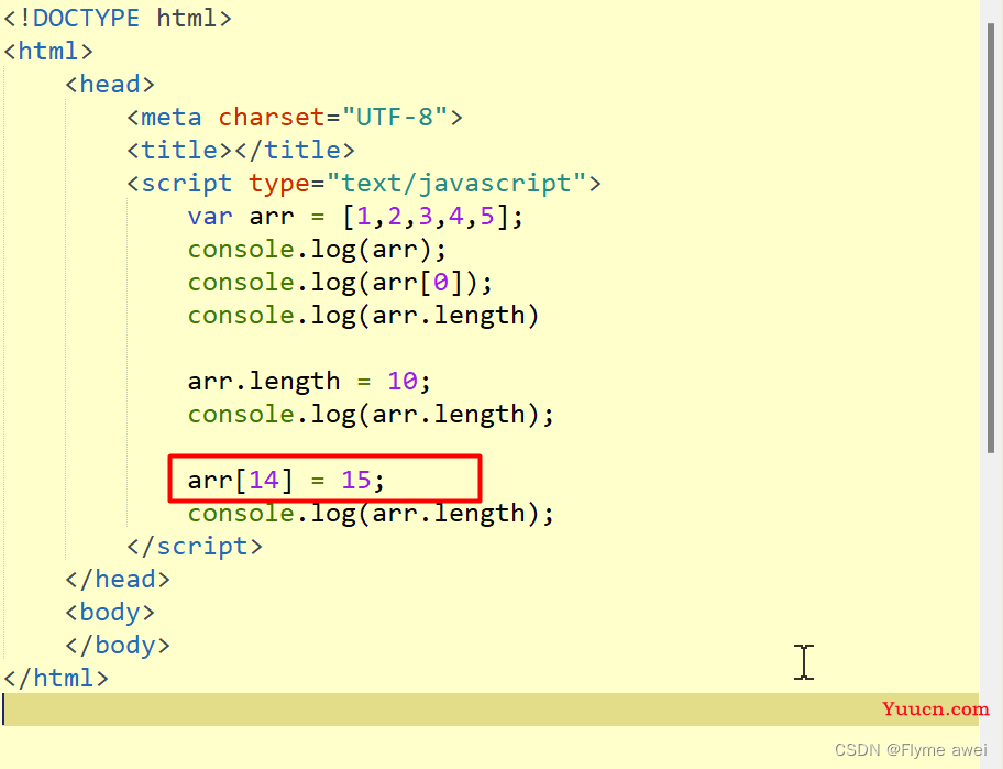 【前端灵魂脚本语言JavaScript⑤】——JS中数组的使用