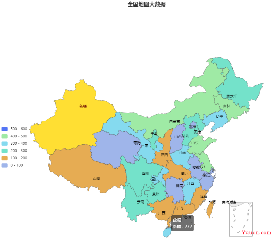 Echart地图组件的使用