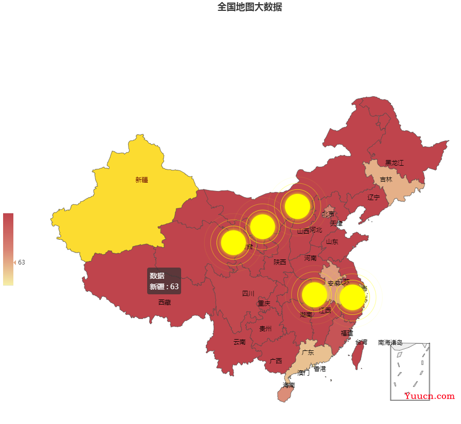 Echart地图组件的使用