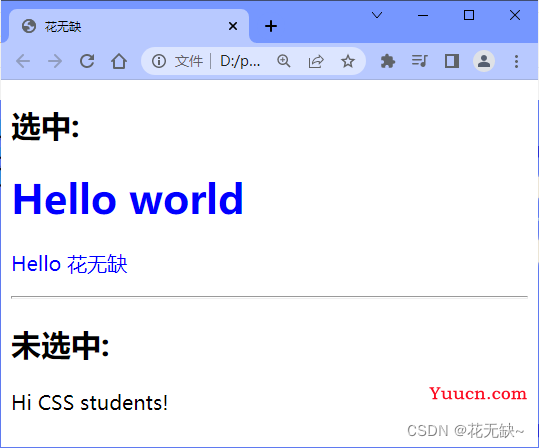 【CSS】CSS选择器全解指南【CSS基础知识详解】