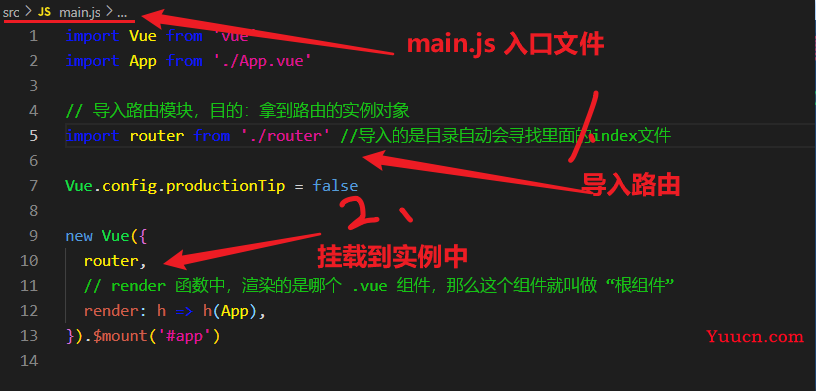 【vue】 vue-router安装和配置方法