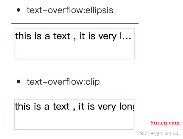 css关于文本溢出