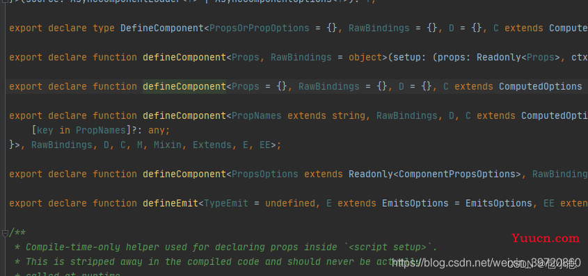 vue3中defineComponent 的作用详解