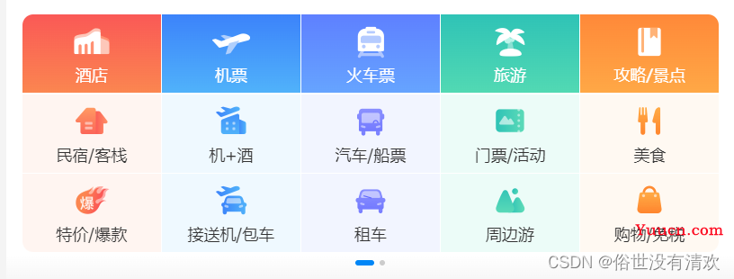 携程网移动端首页制作（html5+css3）