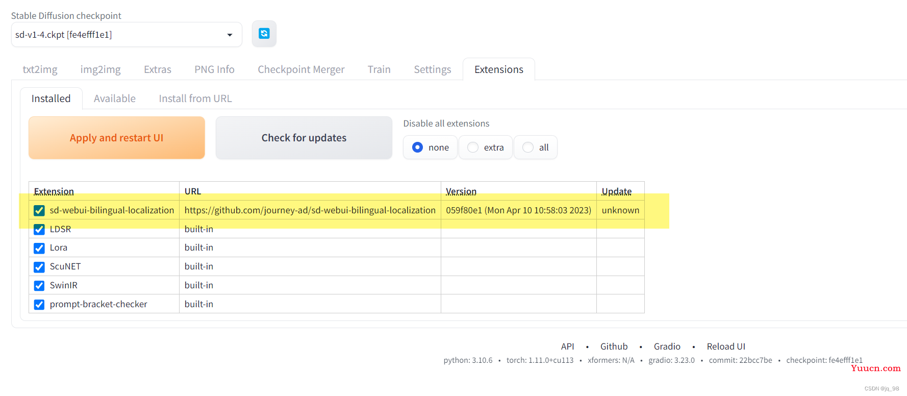 Stable Diffusion Web UI + Anaconda环境 + 本地Windows系统部署