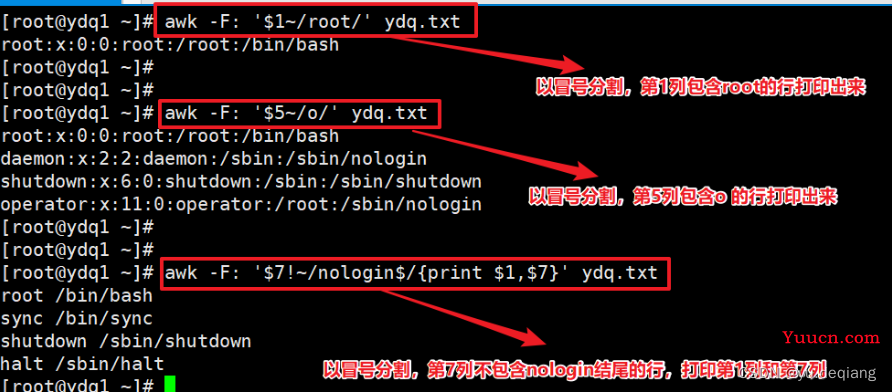 shell之三剑客awk（基础用法）