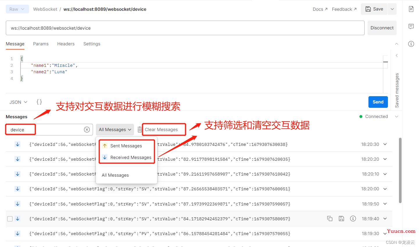 WebSocket 测试工具