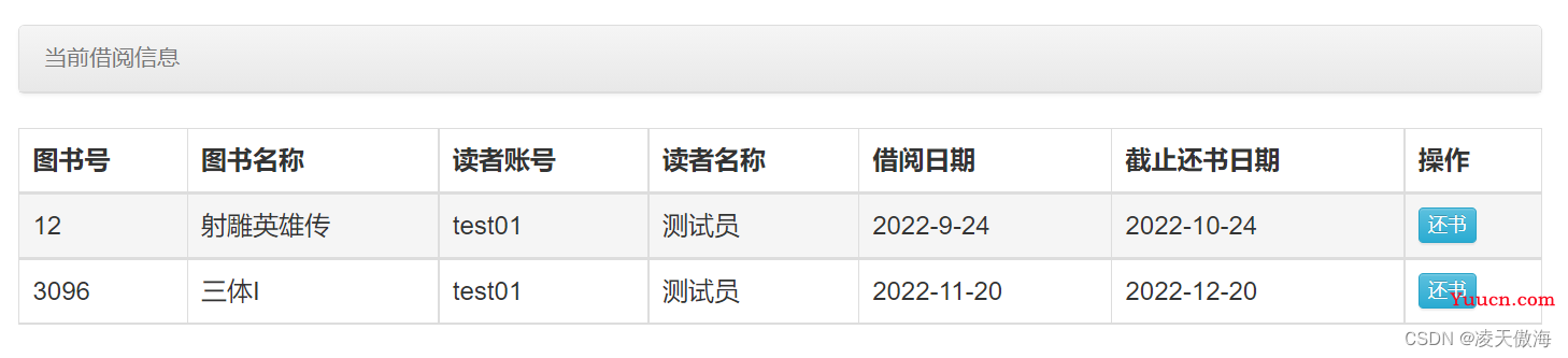 JavaWeb期末大作业——图书管理系统