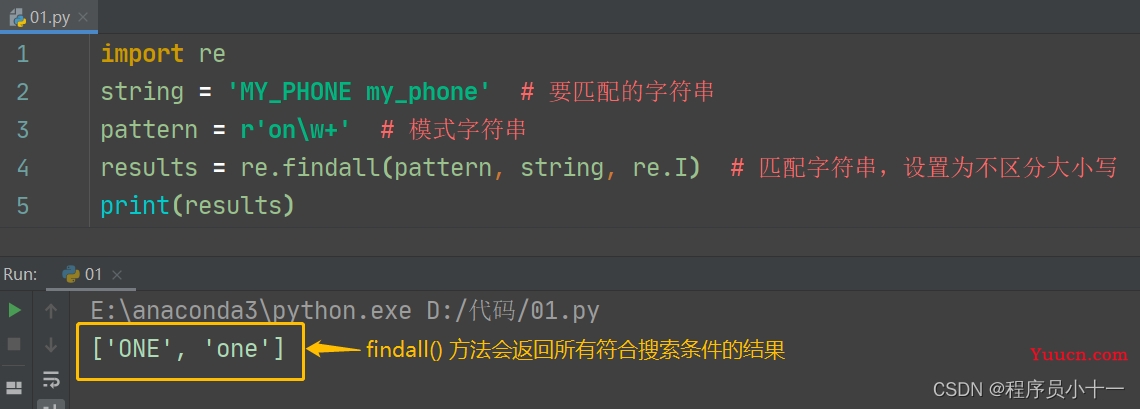 Python之re库用法细讲