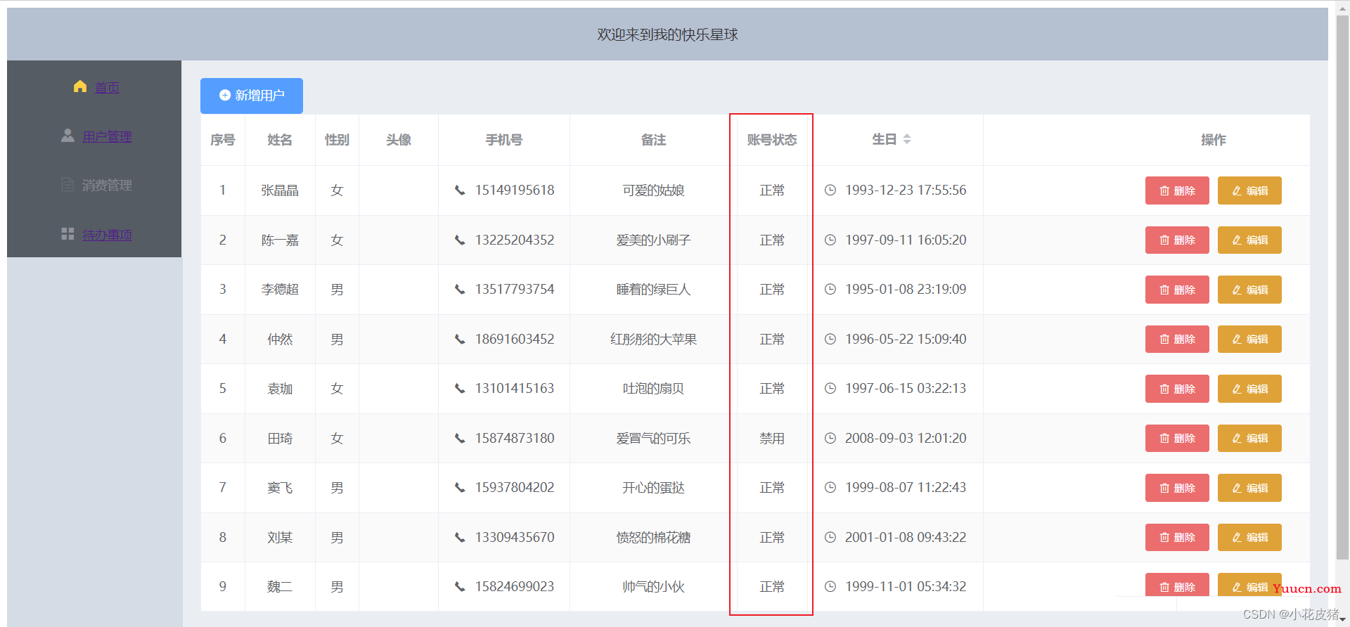 Vue使用ElementUI动态修改table单元格背景颜色或文本颜色