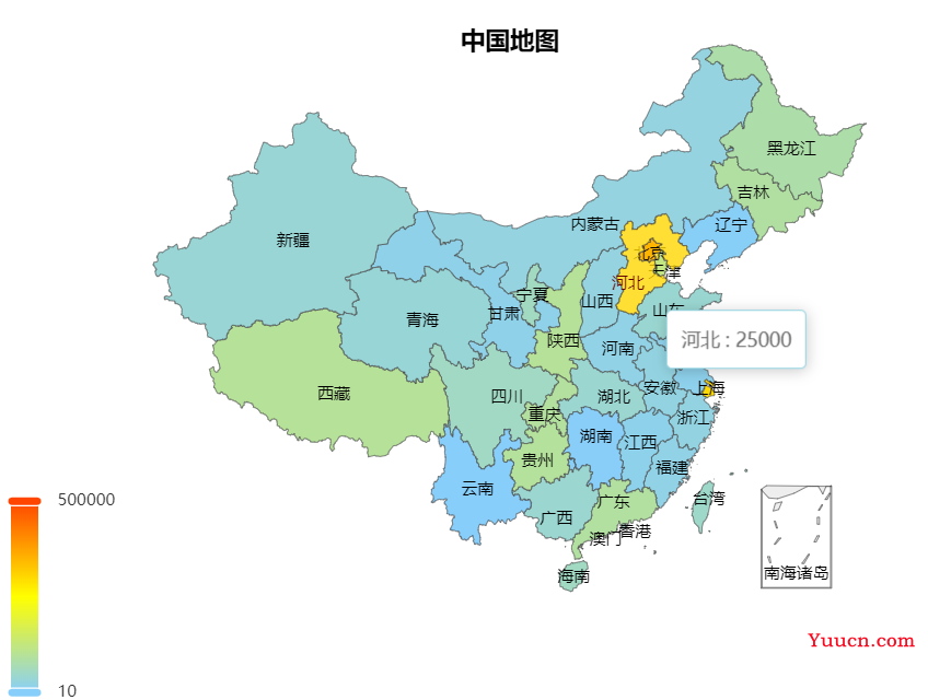 Echarts中国地图与世界地图实战