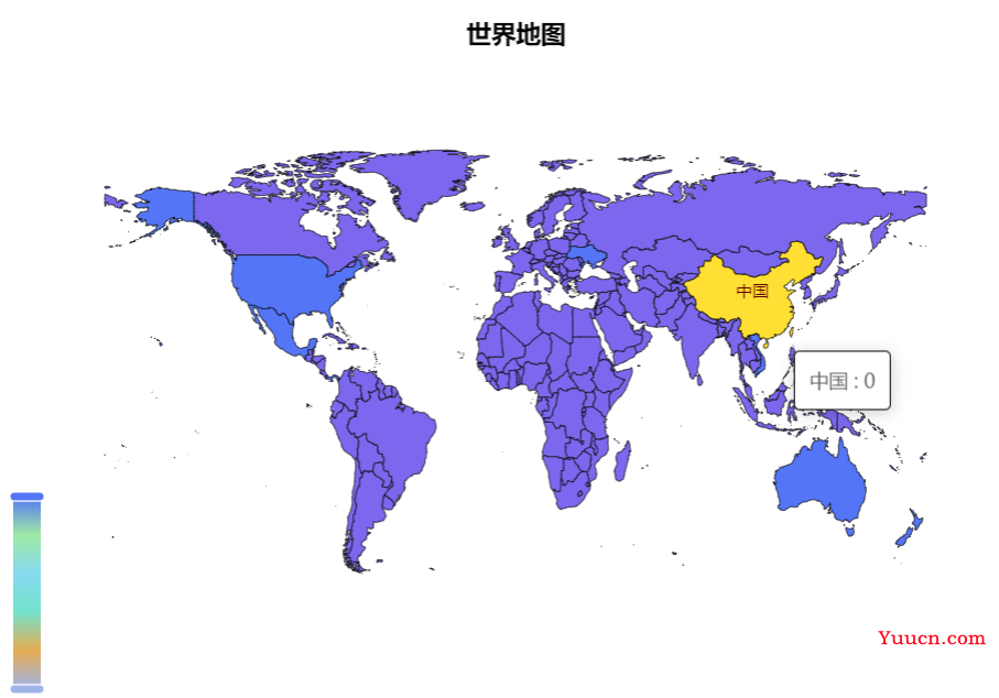 Echarts中国地图与世界地图实战