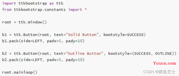 tkinter 的界面美化库：ttkbootstrap 使用教程