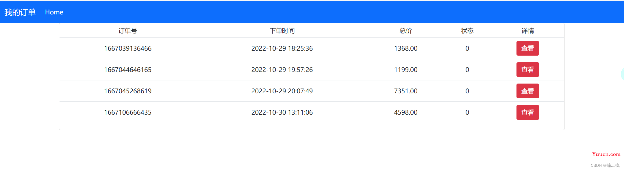 JavaWeb购物系统（六）购物车订单模块的实现