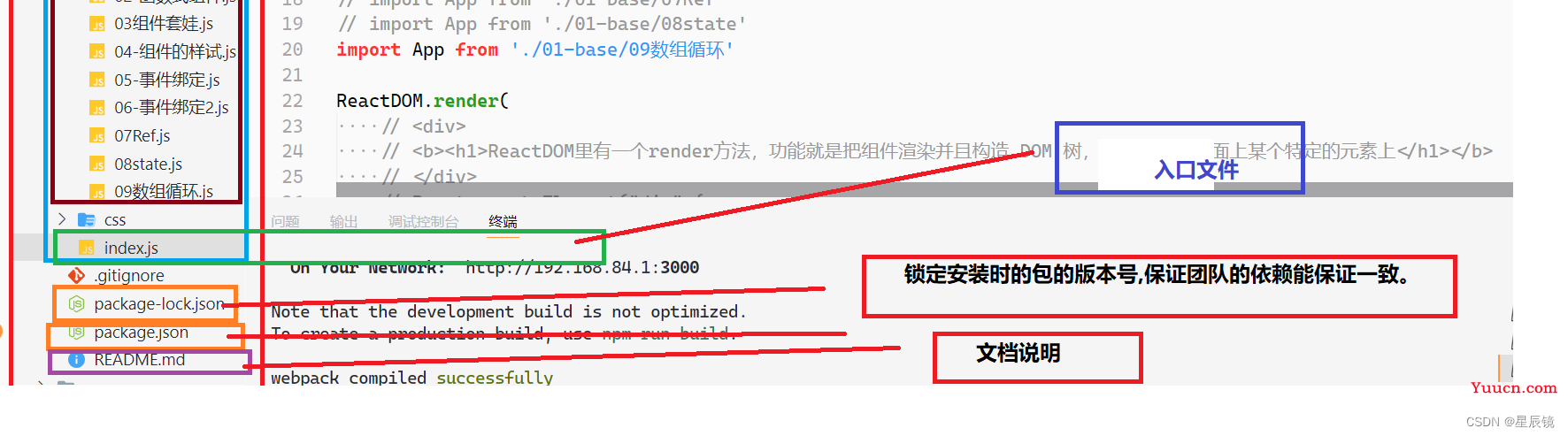 React框架第七课 语法基础课《第一课React你好世界》